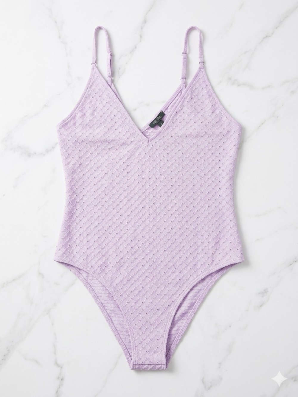 wild fable Lavender Knit V‑Neck Bodysuit
